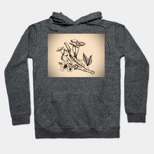 Animal Jaw Bone Design Hoodie